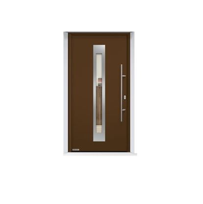 Изображение Входная дверь Thermo65 мотив 750F, цвет RAL 8028, Hormann